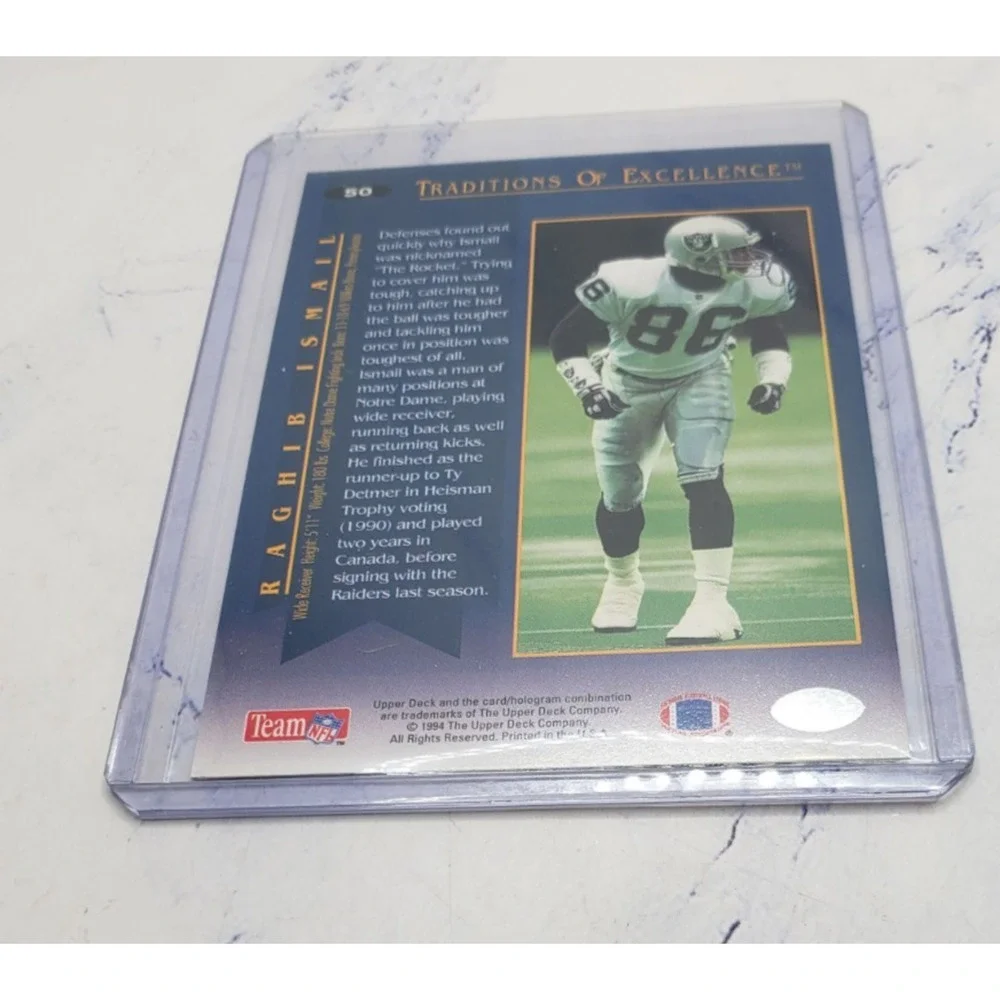 1994 Upper Deck Collector's Choice Traditions of Excellence #50 Raghib Ismail